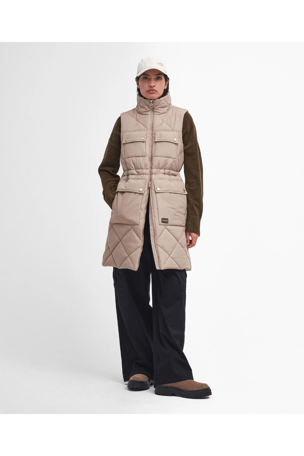 Barbour International Meir Gilet Beige LGI0183BE33