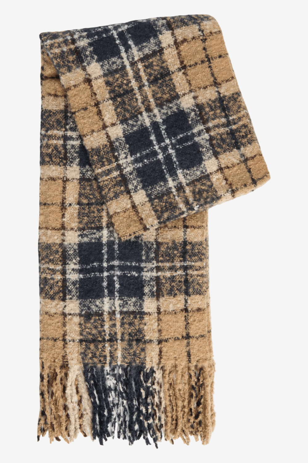 Barbour Saltburn Beanie & Tartan Scarf Gift Set Blue LGS0077TN391