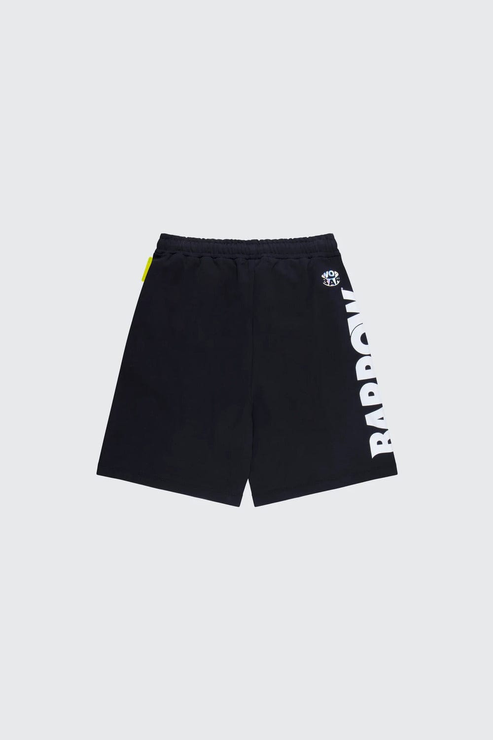 Barrow Unisex Bermuda Shorts with Smile and Lettering Black S4BWUABE139-110