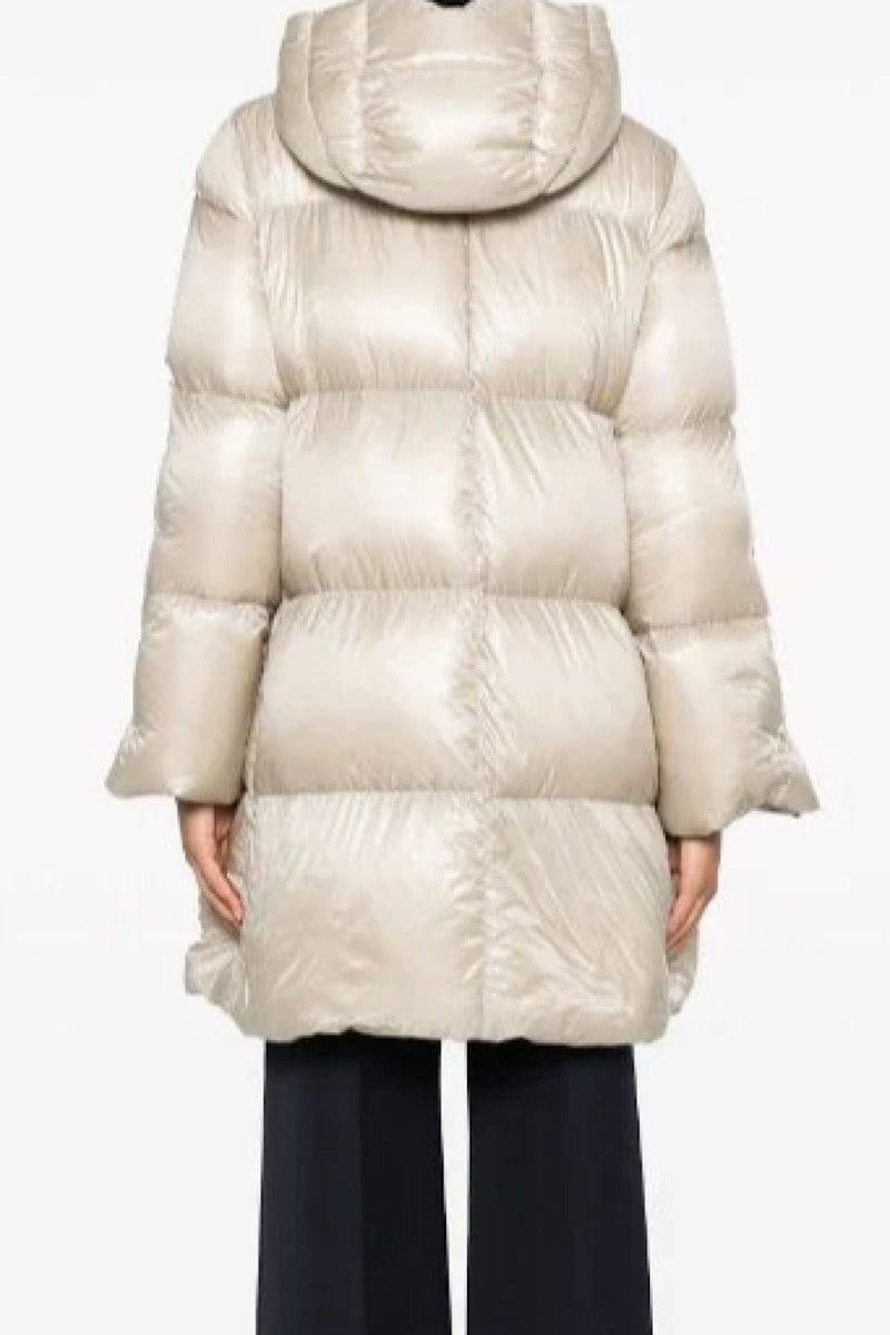 Herno Hooded Padded Μπουφάν Μπεζ PI001782D 12017 1985 – beautycollection.gr