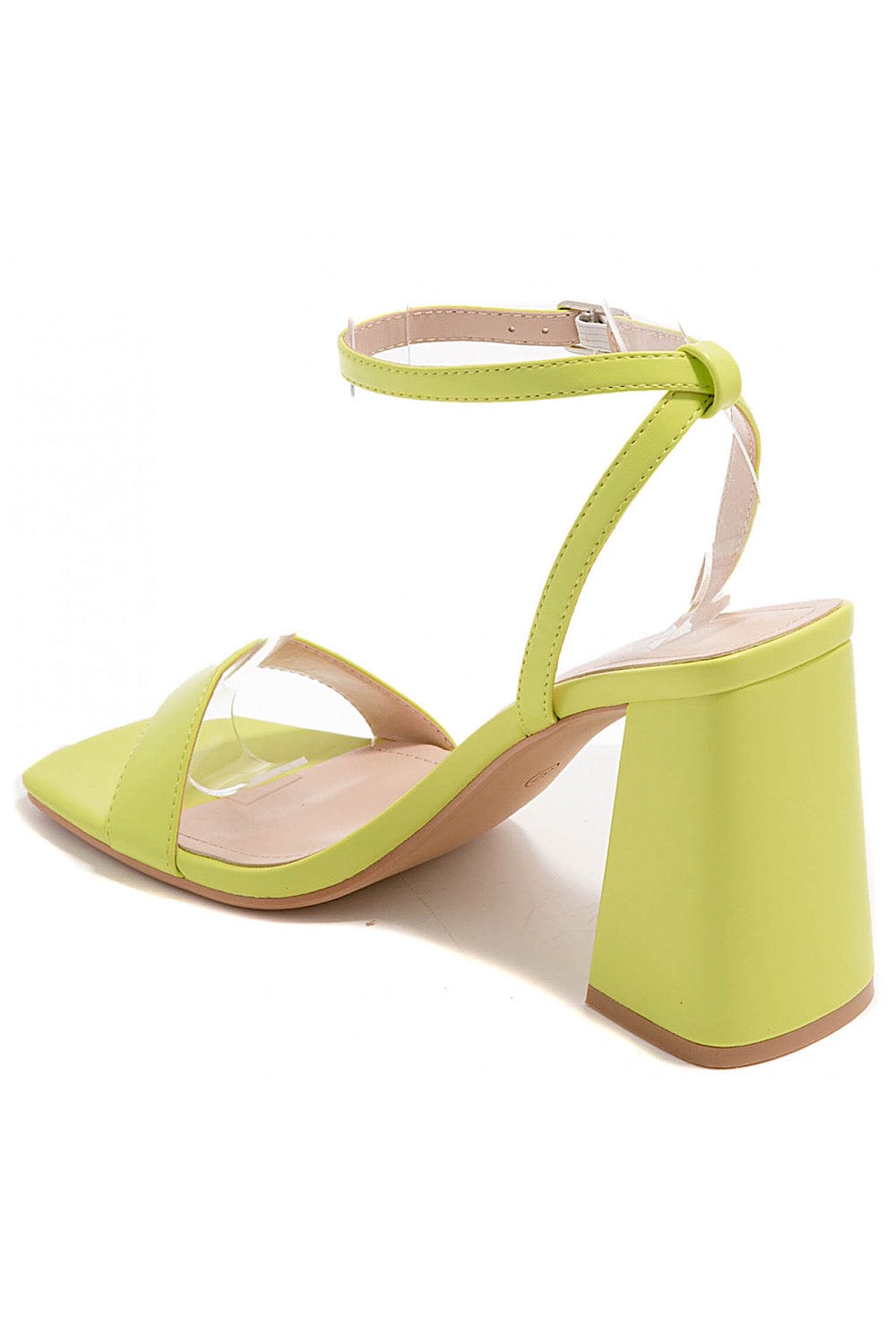 Ideal Sandals with Ankle Straps Lemon 6883