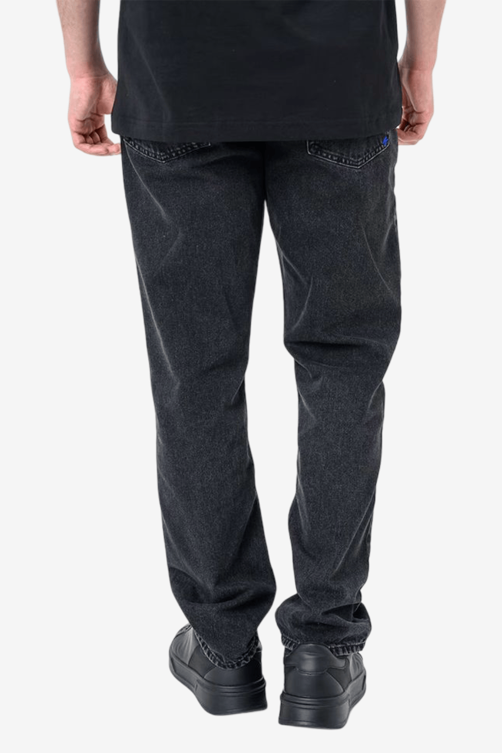 Karl Lagerfeld Jeans Barrel Τζιν Παντελόνι Μαύρο B4M10005