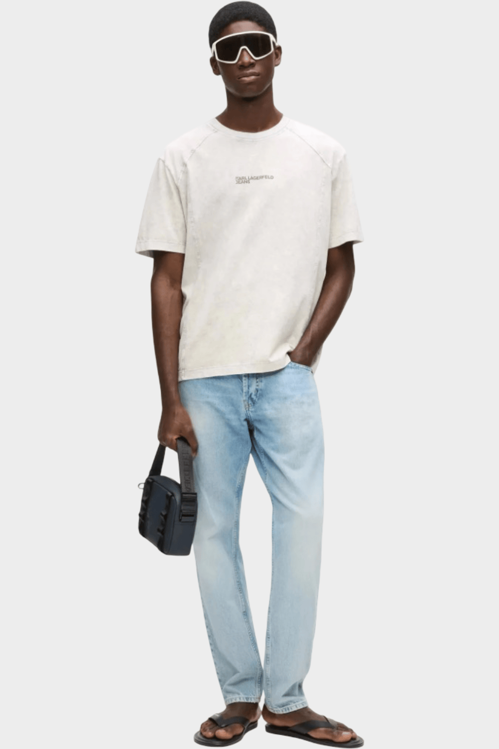 Karl Lagerfeld Jeans Vintage Wash tTapered Jeans Παντελόνι Μπλε B2M10119 1DA