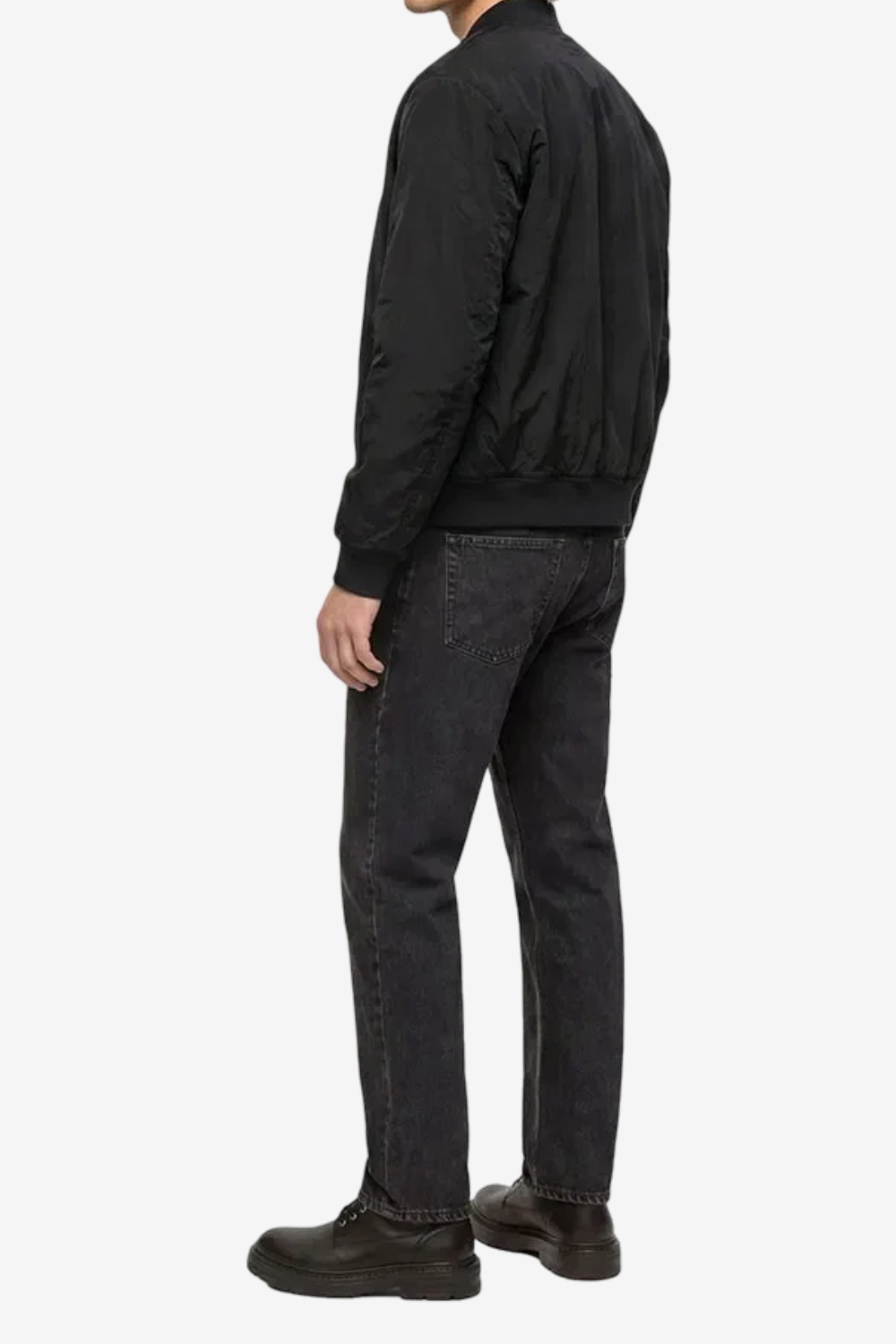 Karl Lagerfeld Jeans Tapered Fit Τζιν Παντελόνι Μαύρο B4M10004 1BJ