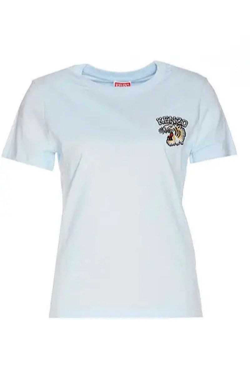 Kenzo 'Varsity Jungle' Tiger T-Shirt Light Blue FE52TS1154SG Kenzo 'Varsity Jungle' Tiger T-Shirt Light Blue FE52TS1154SG