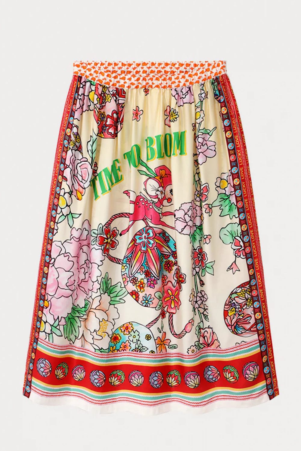 ME369 Vanessa Cherry Printed Midi Φούστα 60300