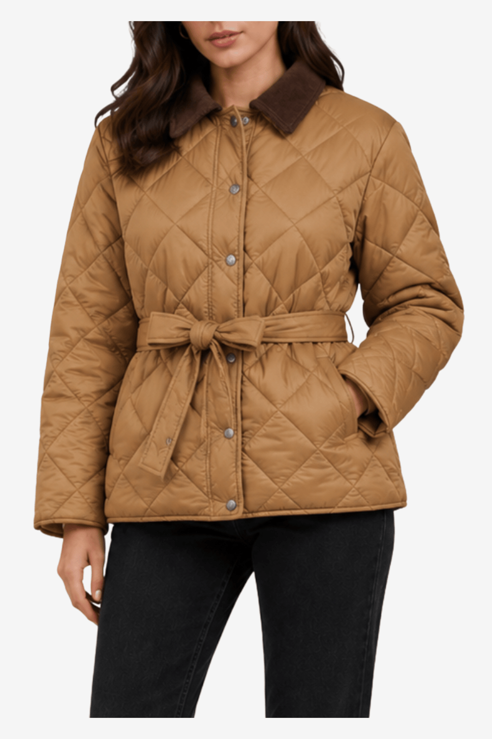 Only Tahia Quilted Jacket Brown 15373692