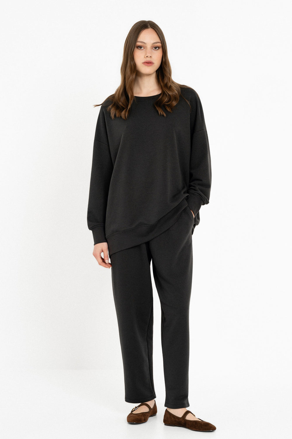 Philosophy Sweatshirt Futter Oversized Μπλούζα Off White BL12083