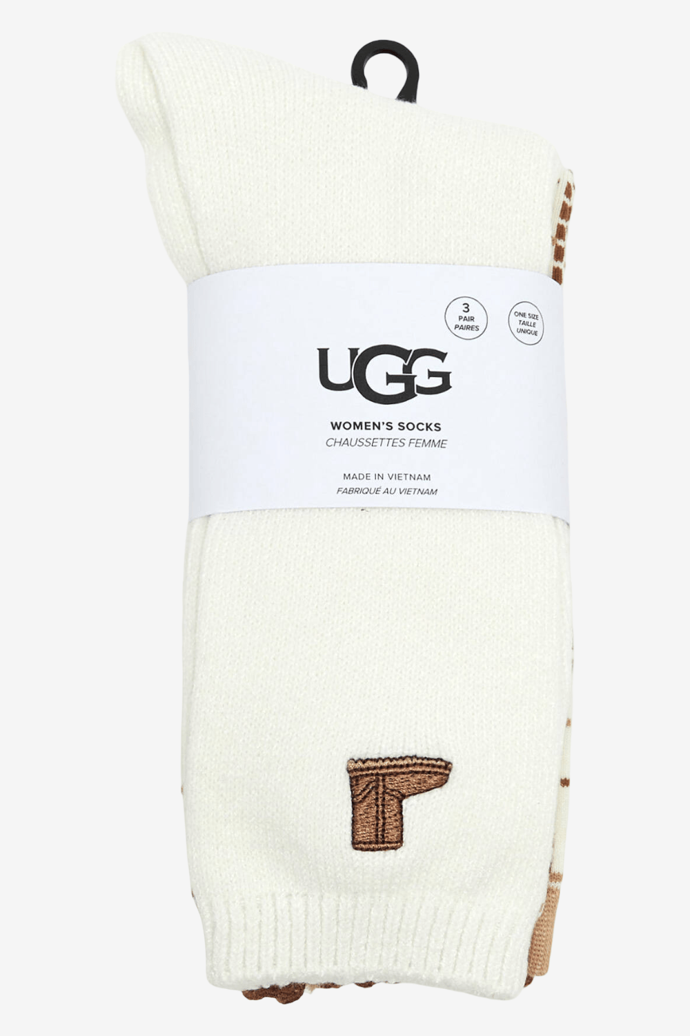 Ugg Australia Classic Crew 3 Pack Sock Μπεζ 1181414