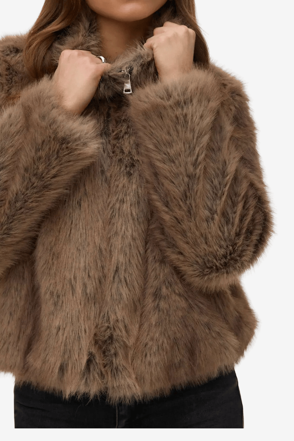 Vero Moda Sascha Γούνα Καφέ 10350811
