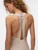 Vero Moda Reba Maxi Φόρεμα Εκρού 10345415
