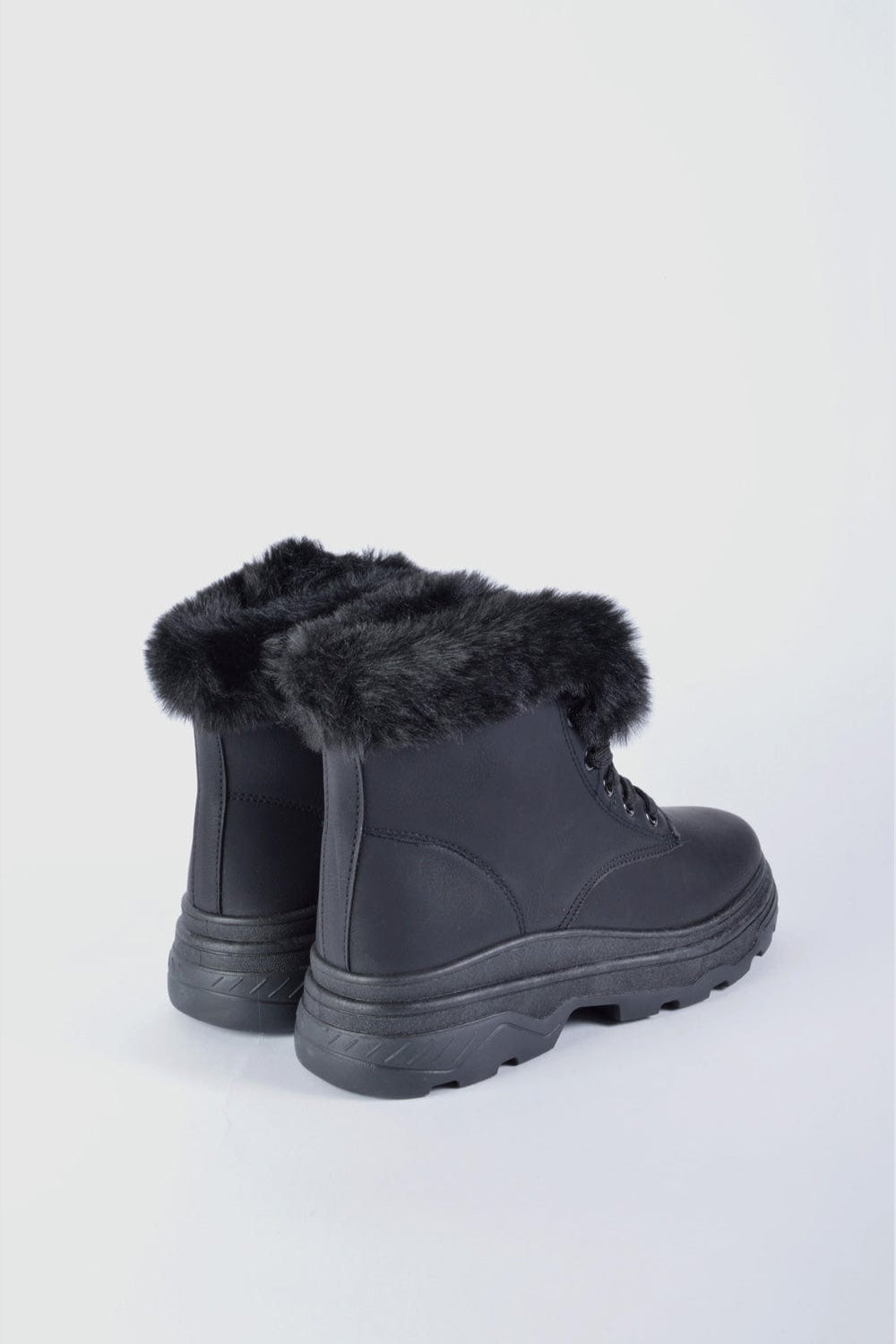 Ecological Fur Boot Black