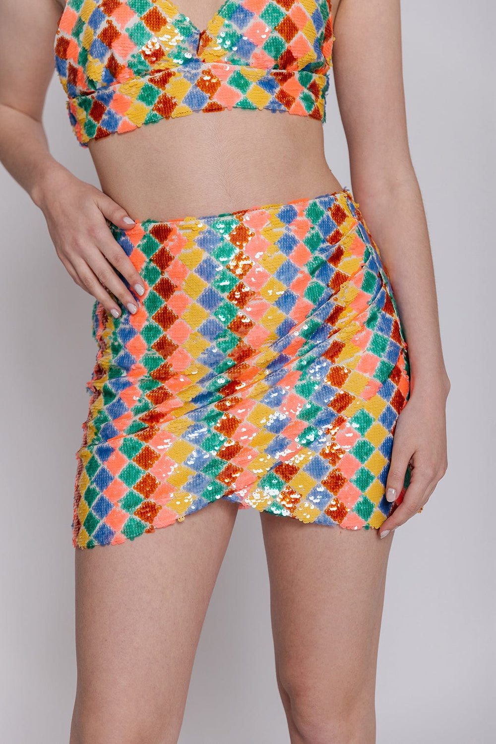 Twenty29 Sequin Mini Skirt 8811