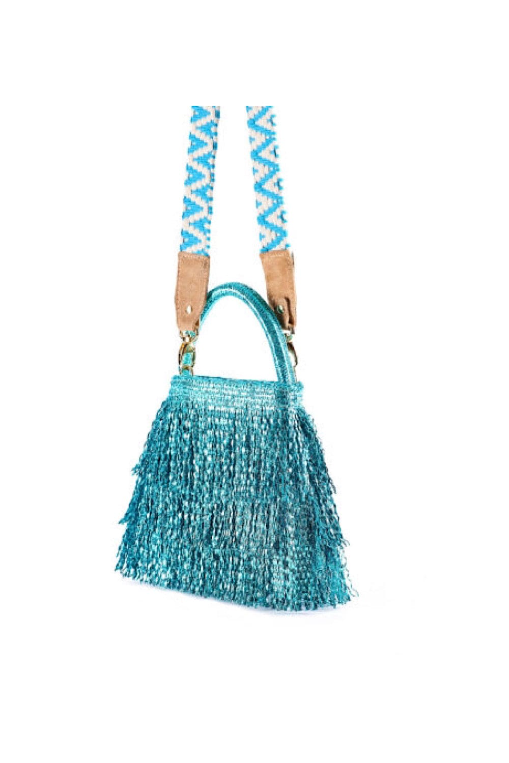 Viamail Bag Pucket Glitter Turquoise G07