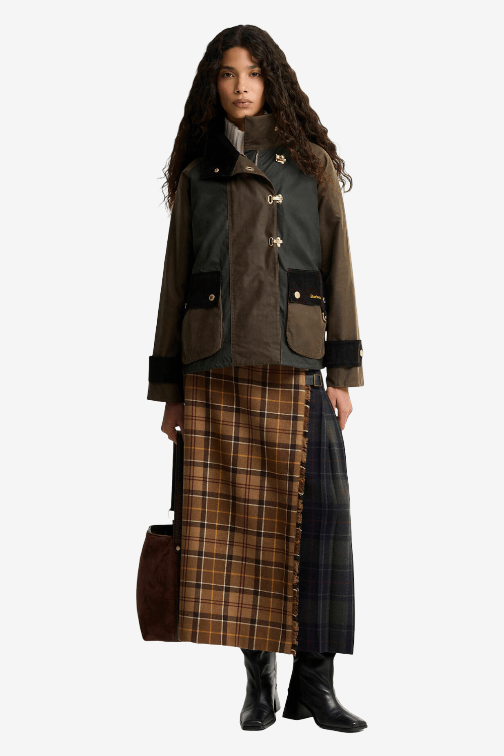 Barbour Hazelwood Waxed Jacket Χακί LWX1566SN91