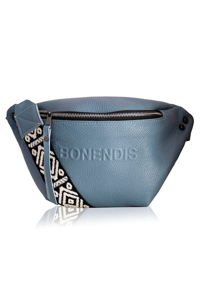 Bonendis Venus Leather Τσάντα Μέσης Μπλε