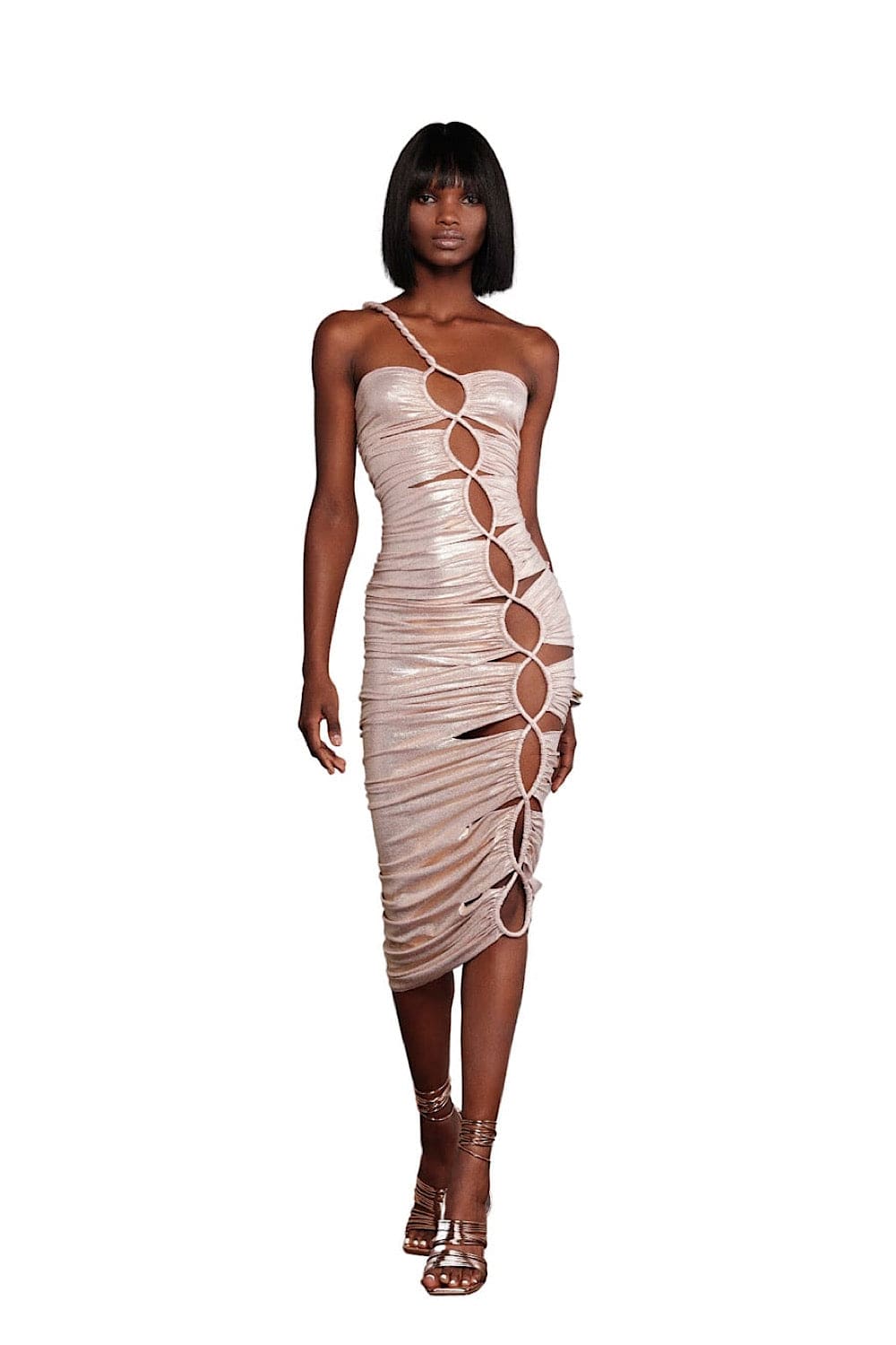 Bronx and banco midi dress hotsell