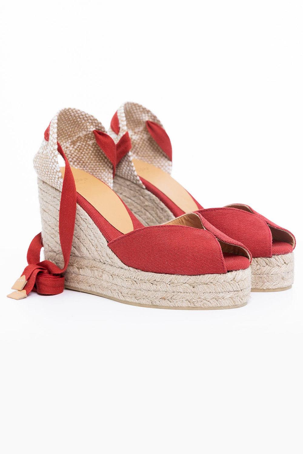 Castaner Espadrilles Wedge Bilina 8/ED/002 Rojo 023005-604