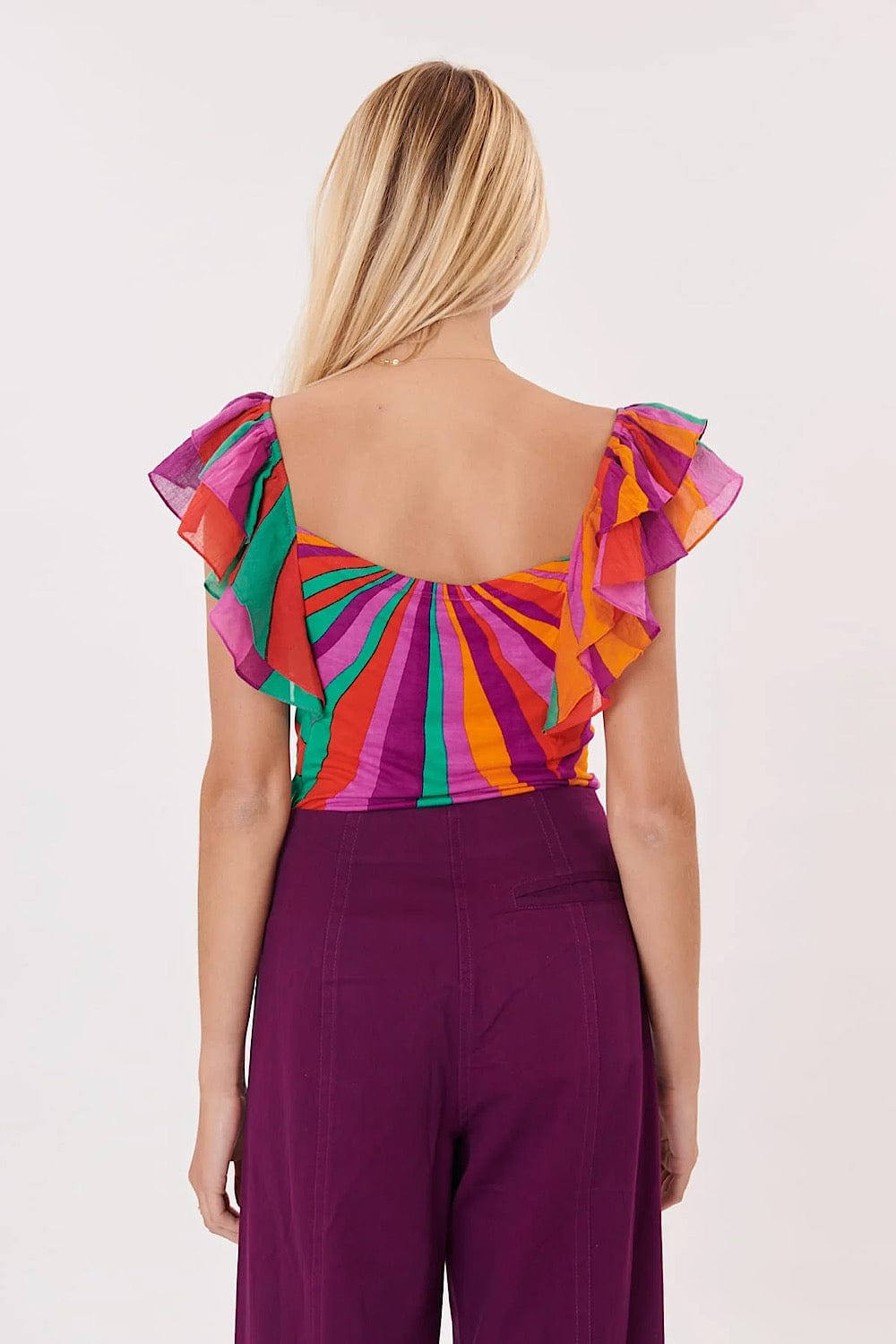 Derhy Kamara Sleeveless Printed Top P460039
