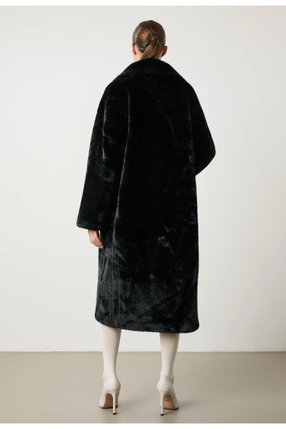 Desiree Fur Coat Black 79.43602