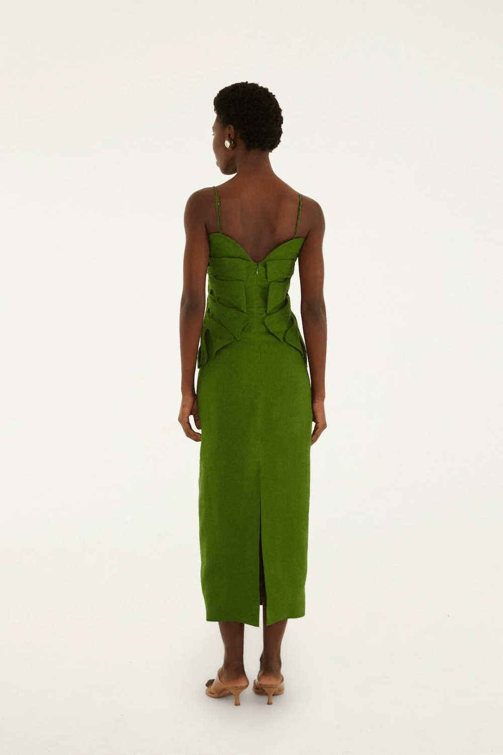 Farm Rio Monstera Leaf Sleeveless Euroflax™ Premium Linen Midi Dress G –  beautycollection.gr