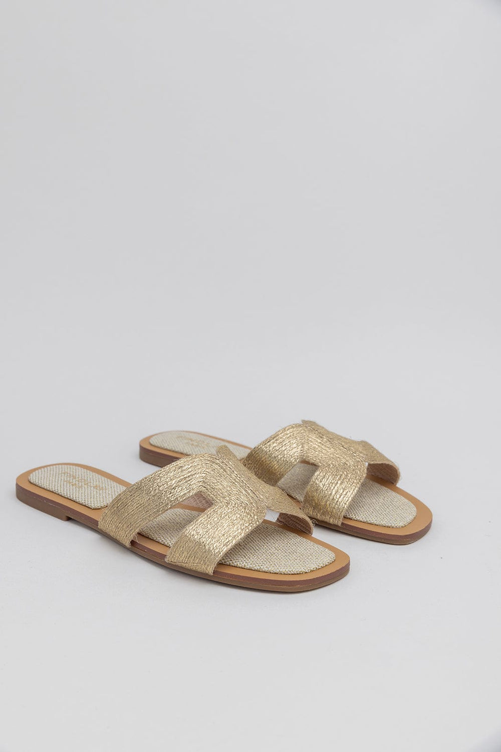 Findlay Flat Σανδάλια Gold X5352