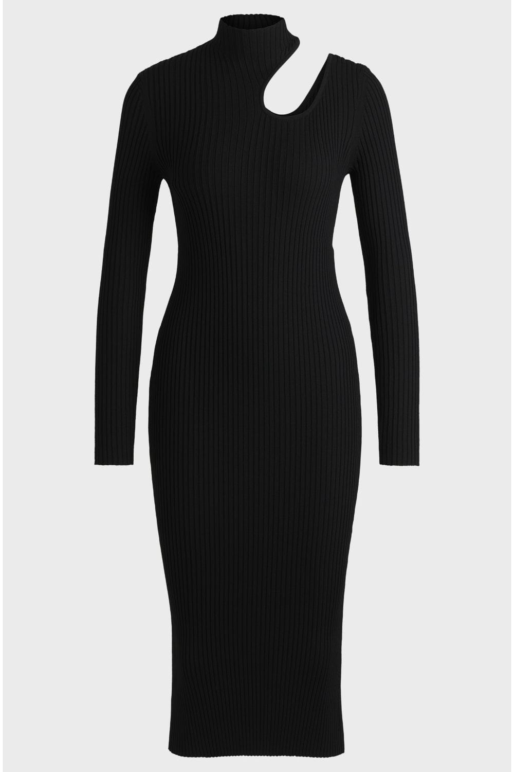 blue dress for baby girl Hugo Sedennie Midi Dress Black 50522537 – beautycollection.gr