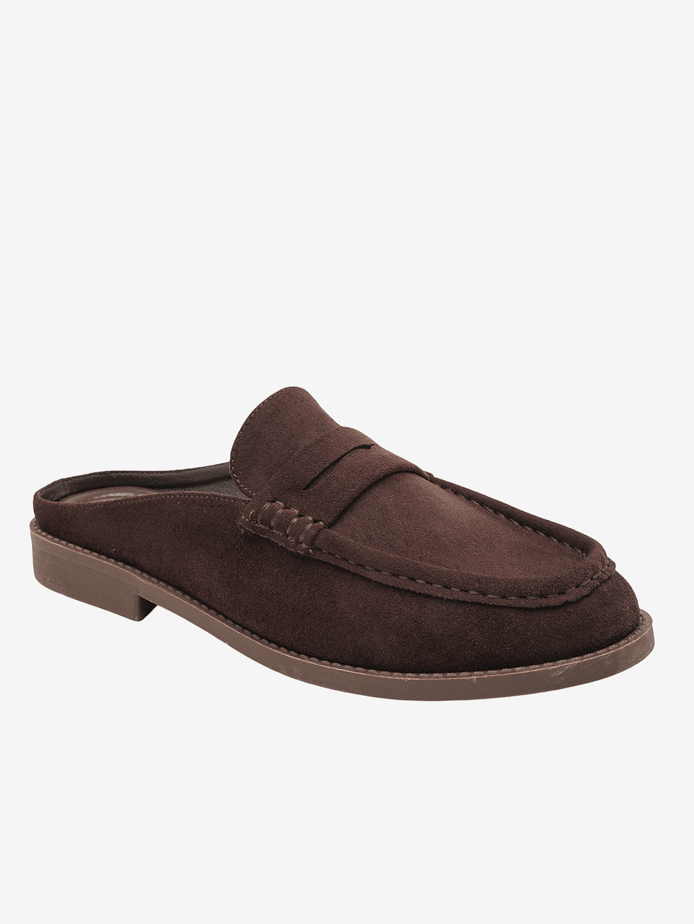 Ideal Suede Mule Καφέ 9883