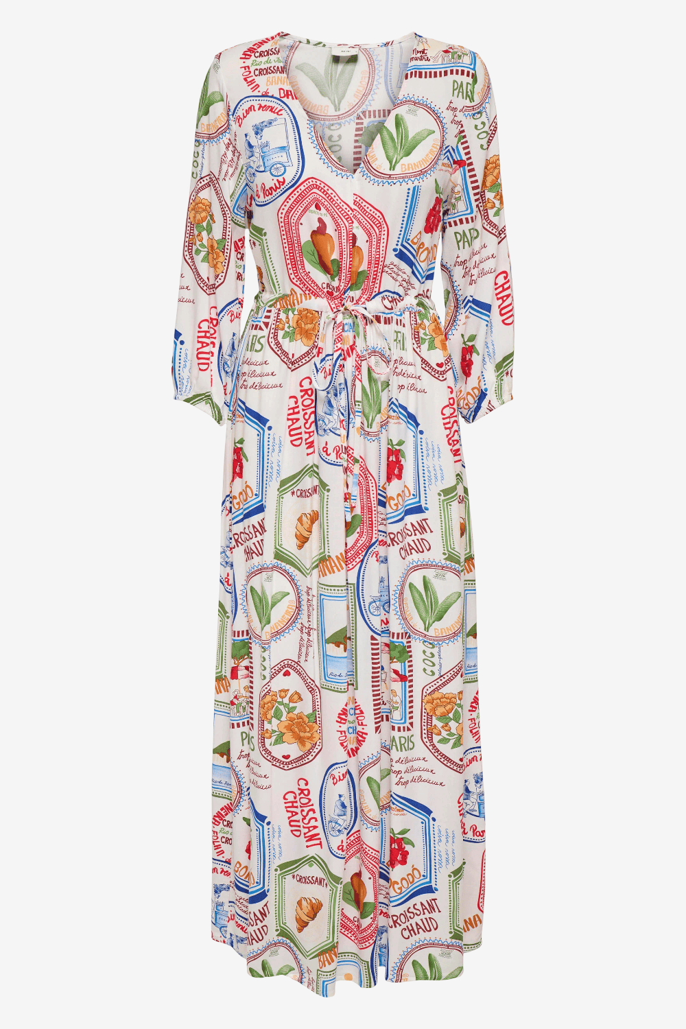 JDY Sezen Μακρύ Φόρεμα Multicolor 15370447