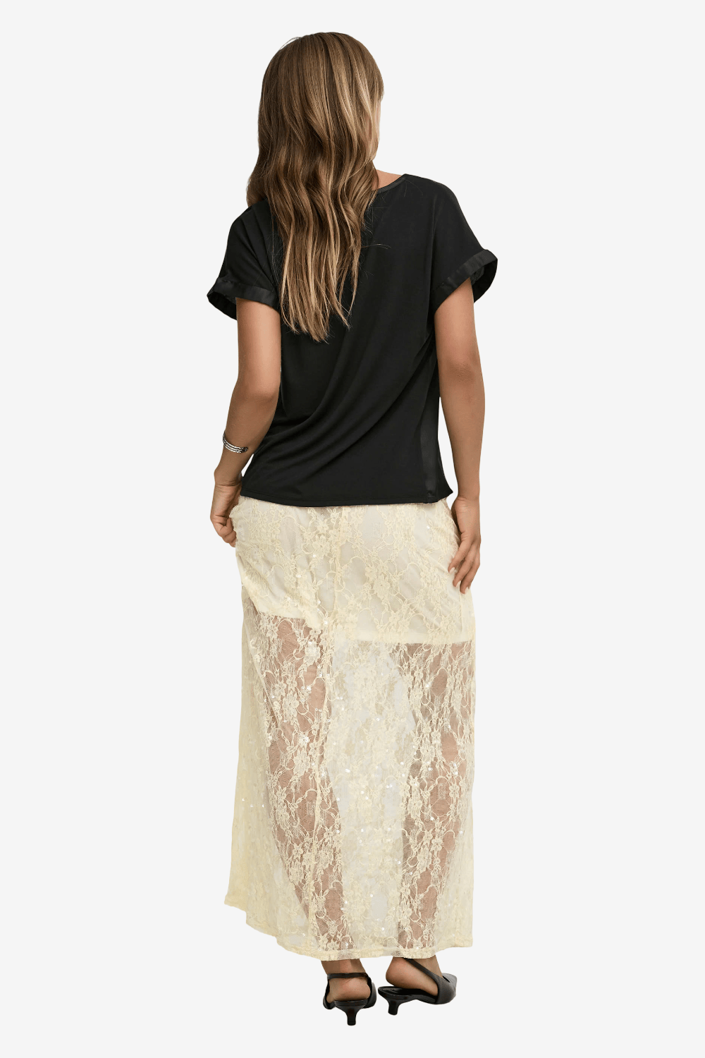 Jdy Fifi Short Sleeve Satin Blouse Black 15379643