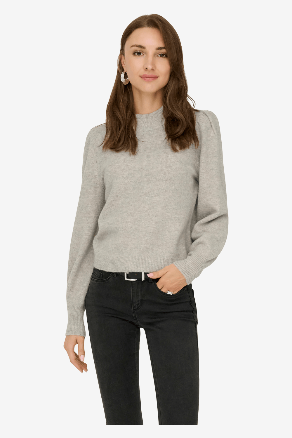 Jdy Rue Long-Sleeve Knitted Top Beige 15216638