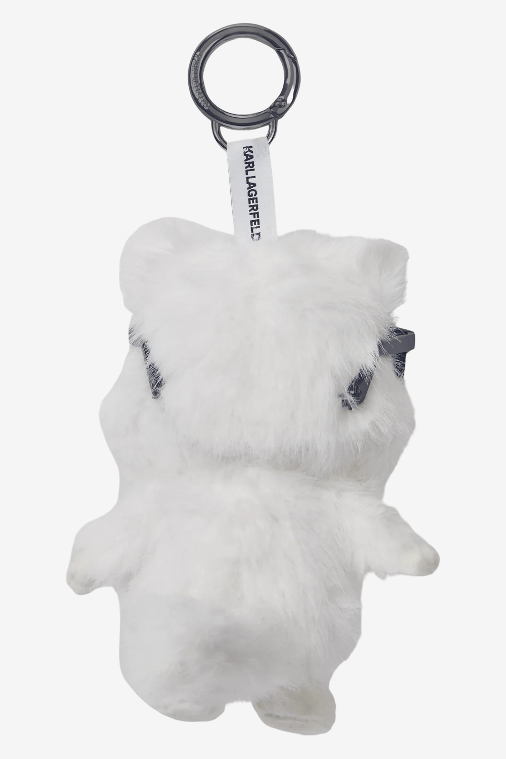 Karl Lagerfeld Ikon Choupette Furry Charm Keychain Άσπρο B4W50058