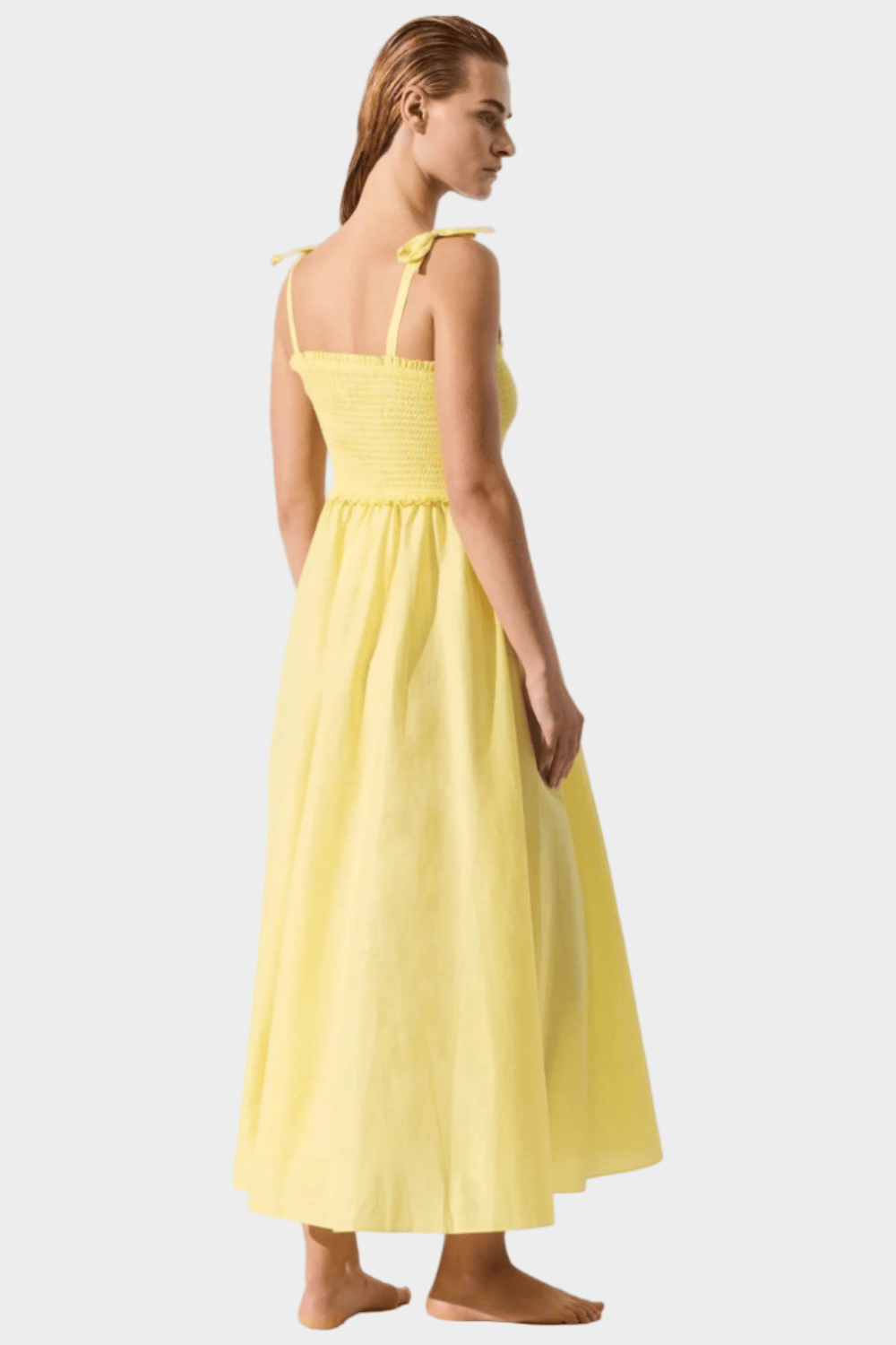 Karl Lagerfeld K/Signature Beach Dress Yellow A2W46009 2IG –  beautycollection.gr