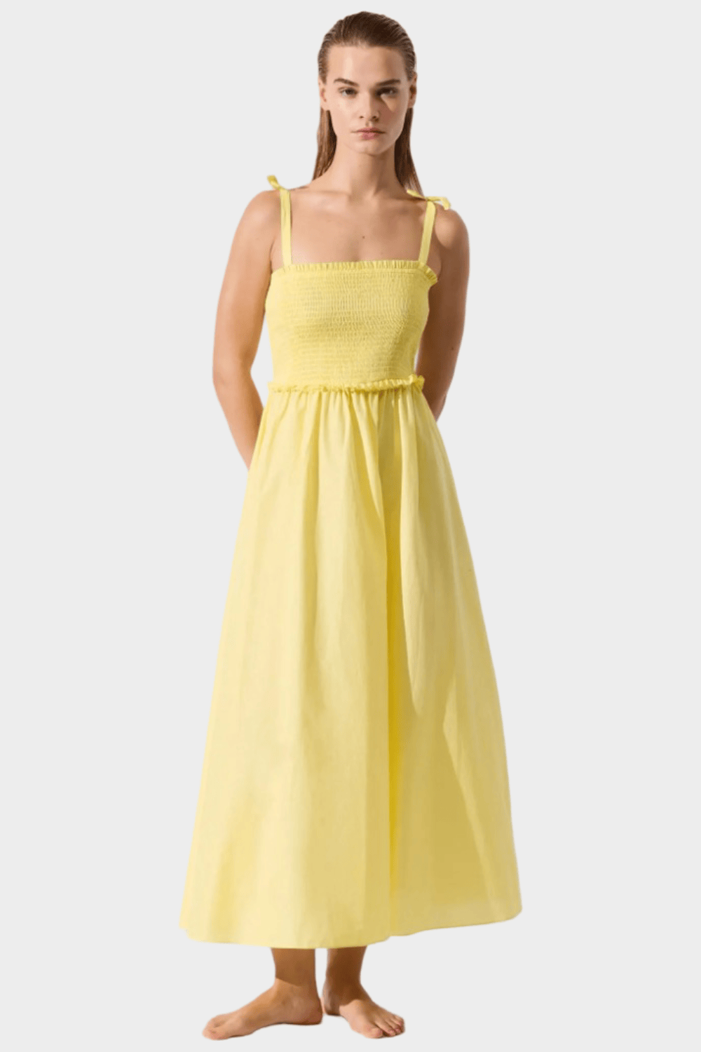 Karl Lagerfeld K/Signature Beach Dress Yellow A2W46009 2IG β