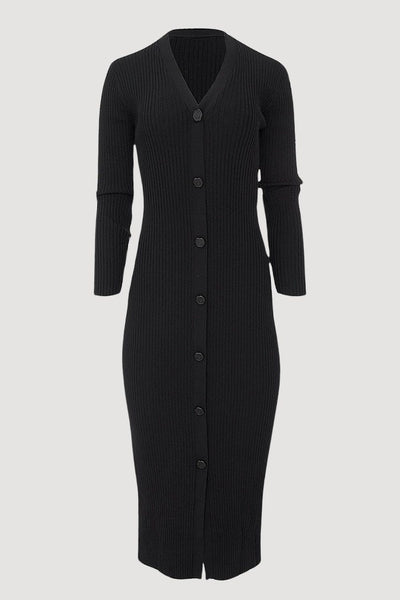 Karl Lagerfeld Midi Φόρεμα Μαύρο 236W1308-999