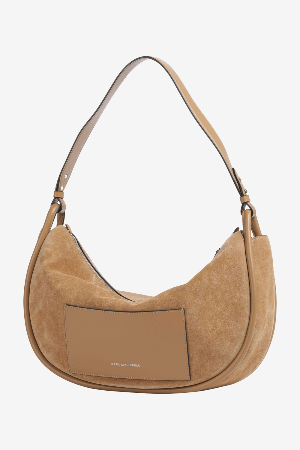 Karl Lagerfeld K/Autograph Patch Shoulder Bag Caramel B3W30035 1XV