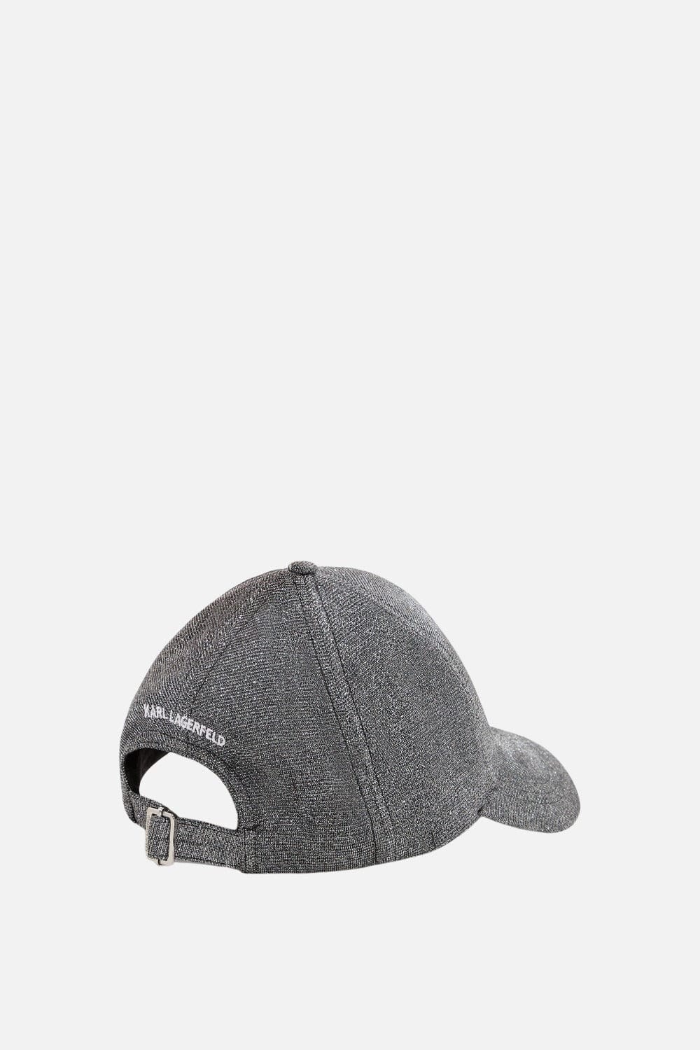 Karl Lagerfeld K/Ikonik Hat Glitter Silver 246W3401 A985