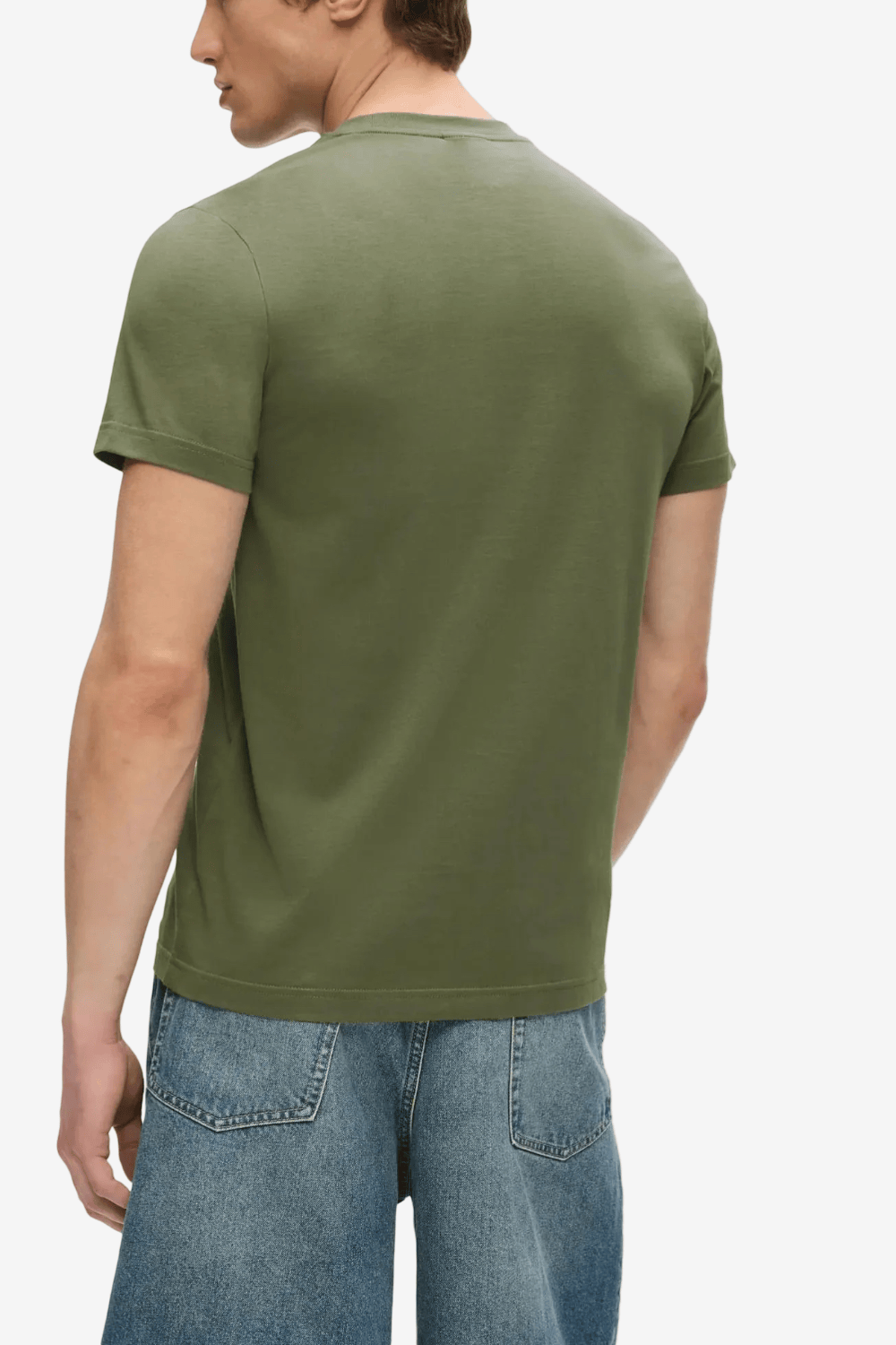 Karl Lagerfeld Jeans Slim Striped Logo T-Shirt Πράσινο B3M17001