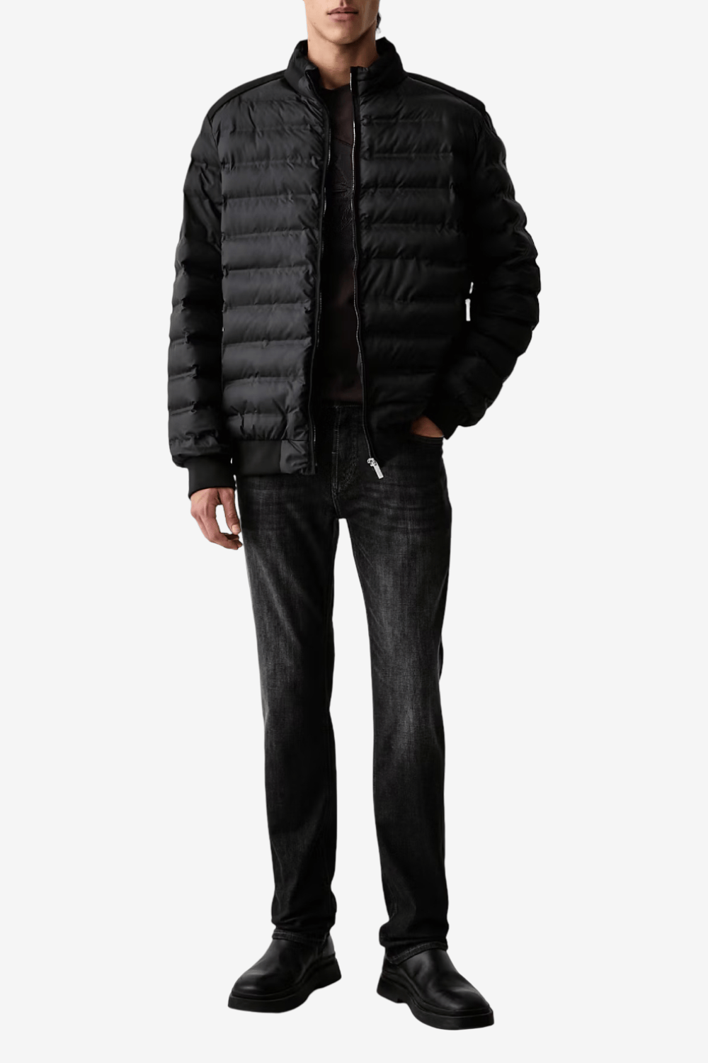 Karl Lagerfled Ανδρικό Puffer Μπουφάν Μαύρο 505024 564596 990