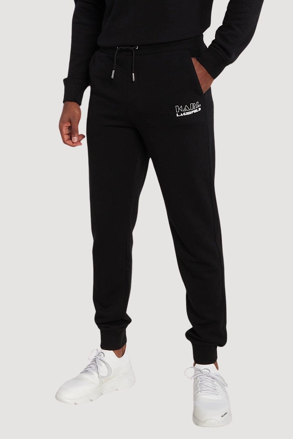 KARL LAGERFELD Pantaloni Sportivi Uomo 705061 - Cotone Morbido Con Vita Elastica E Tasche