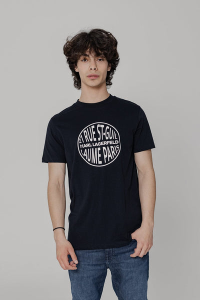 Karl Lagerfeld Ανδρικό T-Shirt Μπλε 755031 542224 690