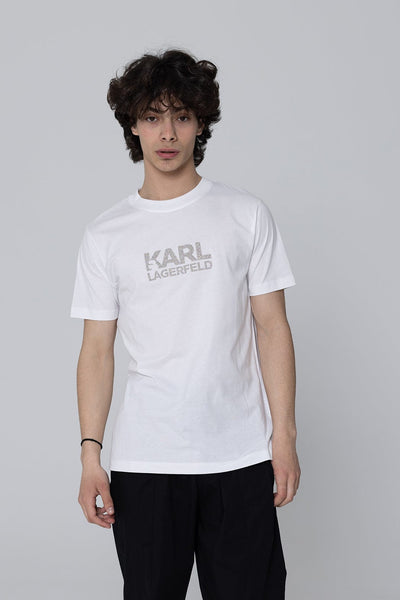 Karl Lagerfeld Ανδρικό T-Shirt Άσπρο 755060 542241 10