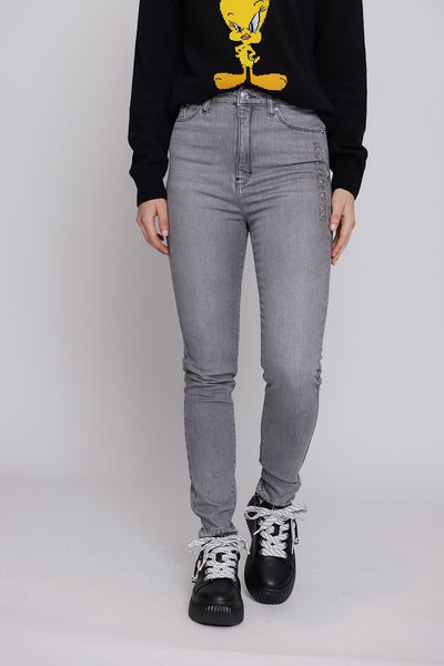 Karl Lagerfeld Mid-Rise Skinny Jeans Παντελόνι Γκρι 236W1105