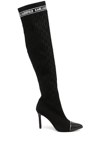 Karl Lagerfeld Pandora knee-high Μπότες Μαύρες KL31691