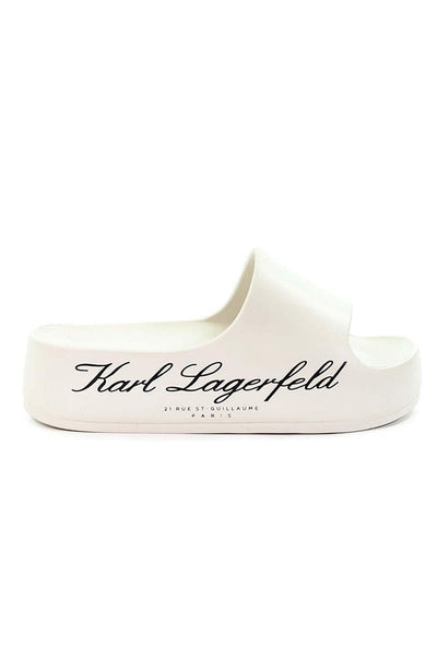 Karl Lagerfeld Hotel Logo Άσπρα Slides KL86000