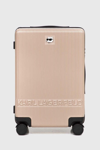 Karl Lagerfeld Βαλίτσα Μπεζ 240W3073 A115