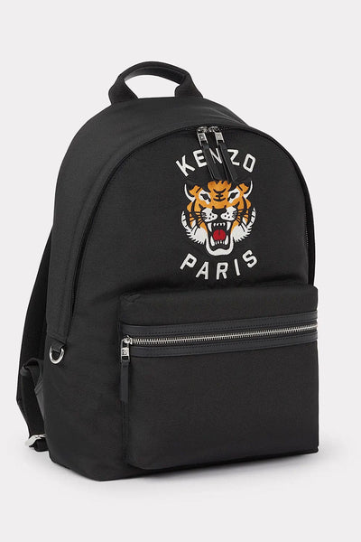 Kenzo Varsity Embroidered Backpack Τσάντα Μαύρη FE55SA613F.99