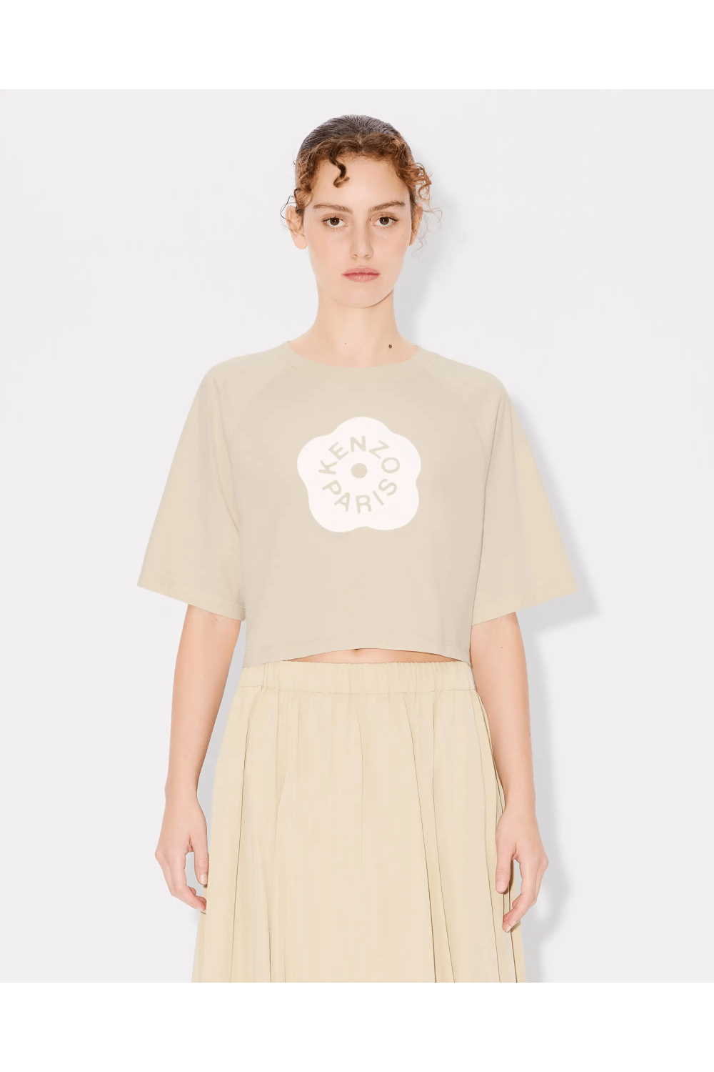 Kenzo Boke Flower Boxy T-Shirt Cream FF52TS1584SG.04 Kenzo Boke Flower Boxy T-Shirt Cream FF52TS1584SG.04