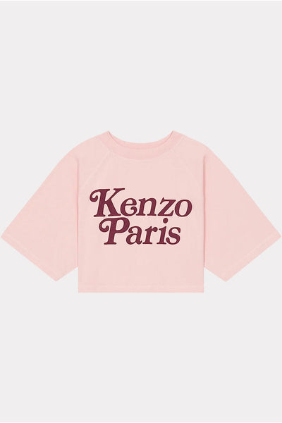 Kenzo By Verdy Boxy Cropped T-Shirt Ροζ FE52TS1104SG.34