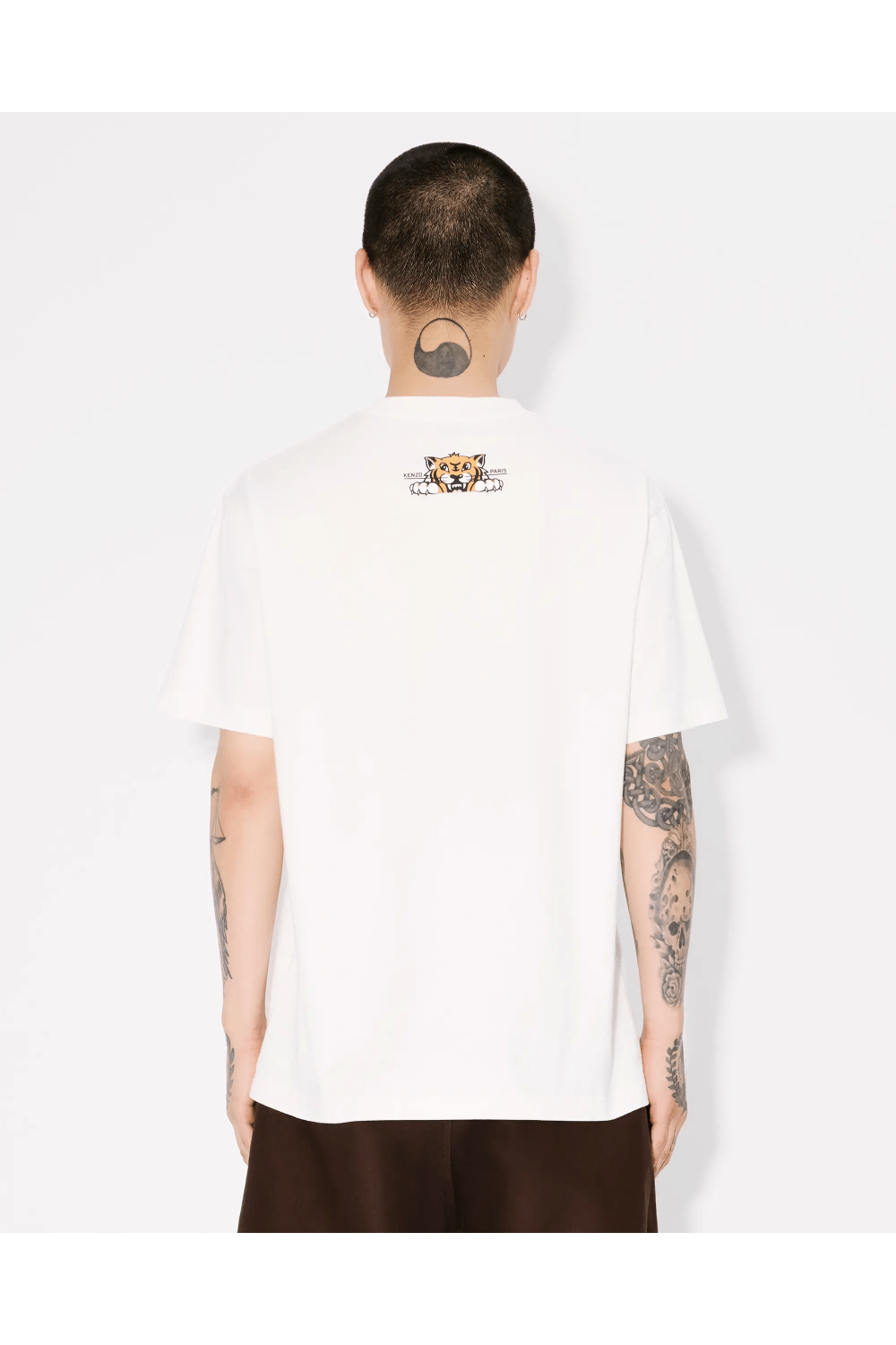 Kenzo Happy Tiger T-Shirt in Cotton Oversized Genderless